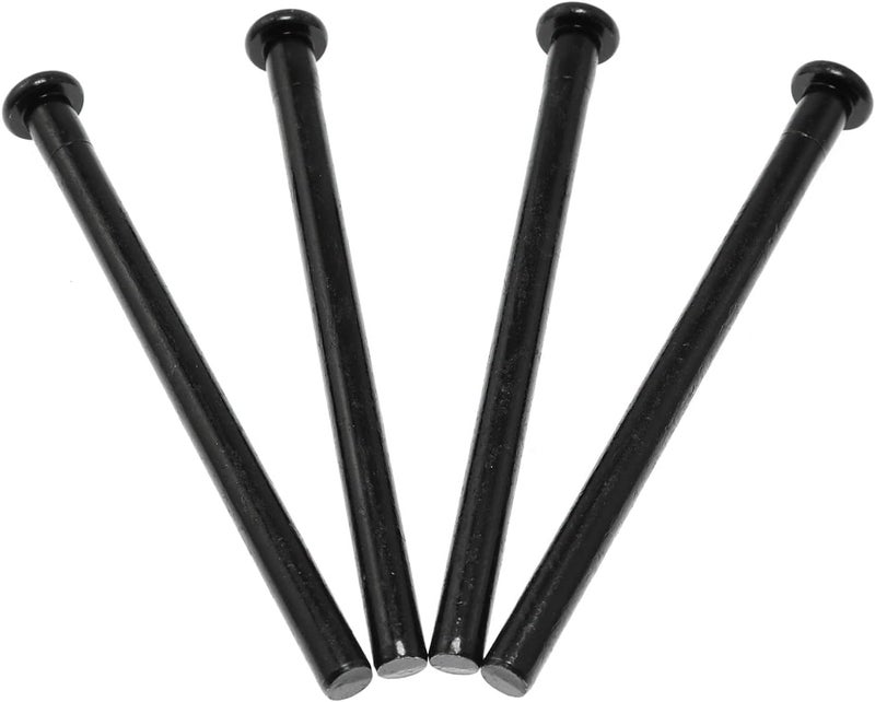 Maxmoral Door Hinge Pin 4pcs 3.5 Inches Hinge Pins for Interior Door Security Replacement, Black - Image 1